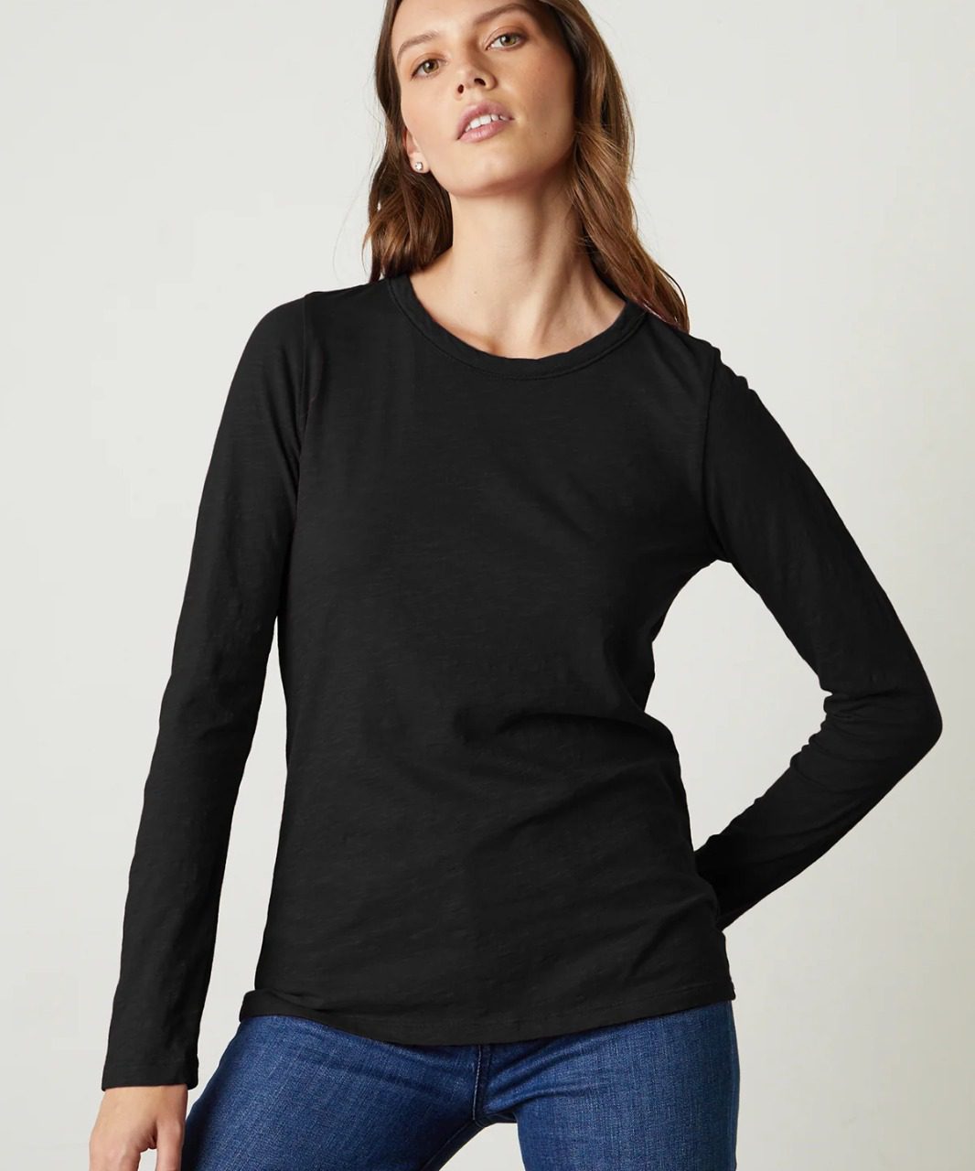 LIZZIE ORIGINAL SLUB LONG SLEEVE TEE