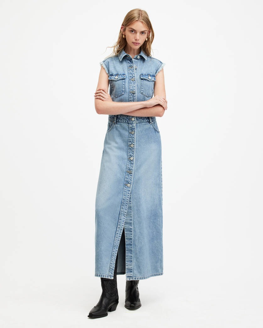 ALLSAINTS - ABLAIR DENIM DRESS