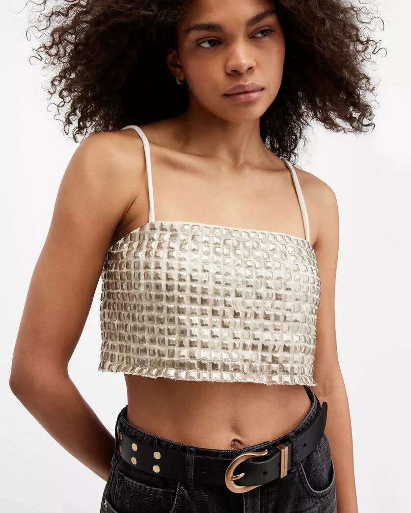 ALLSAINTS - CROPPED TOP