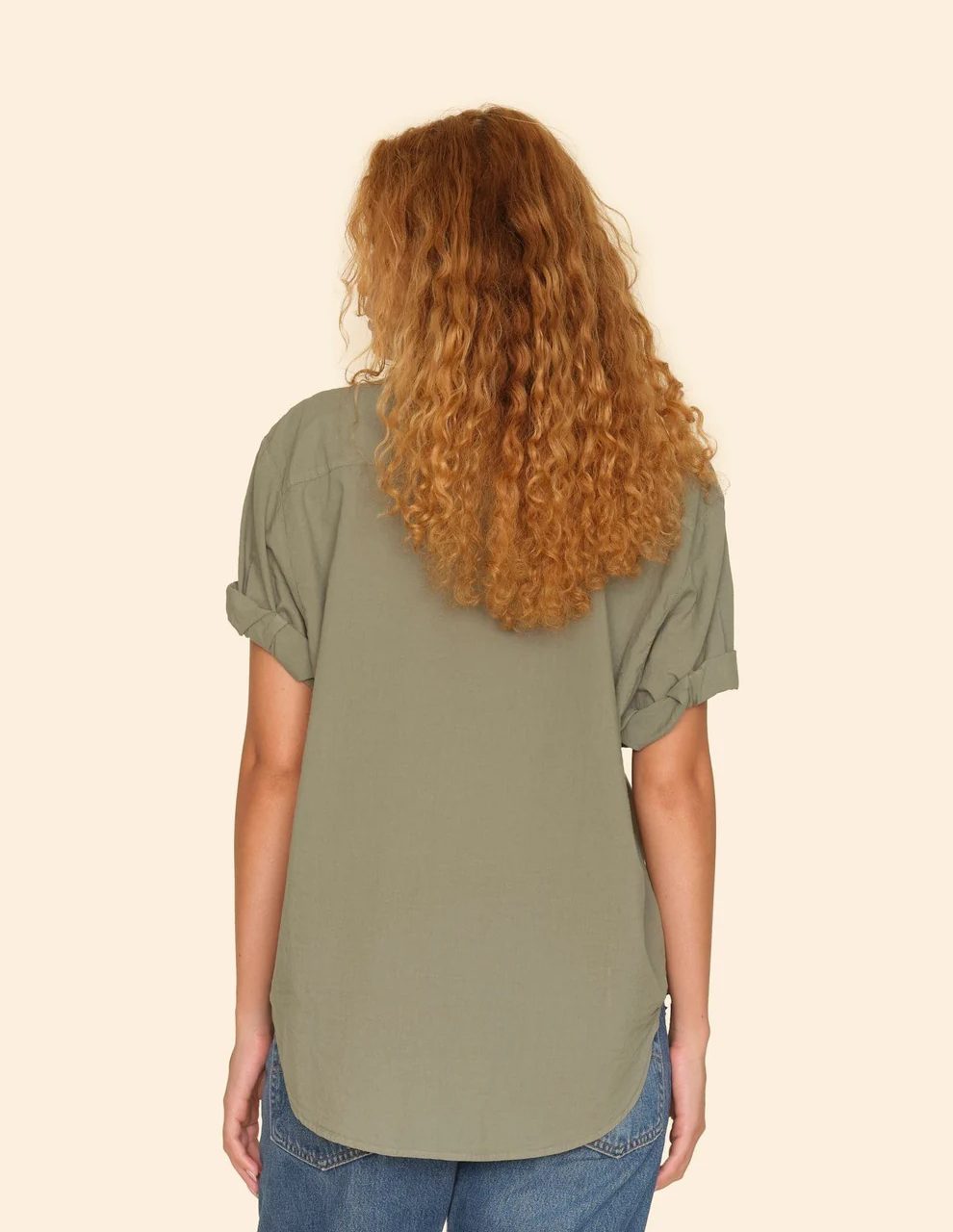 XIRENA - GREEN ARMY CHANNING SHIRT