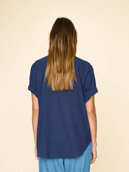 XIRENA - NAVY CHANNING SHIRT