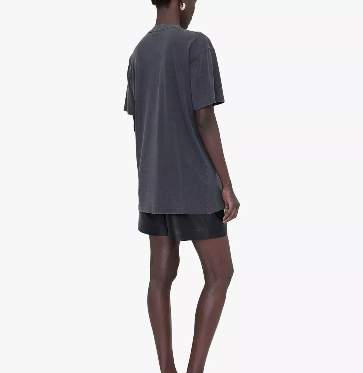 ANINE BING - WALKER TEE SPOTTED LEOPARD