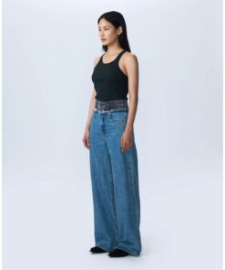 SLVRLAKE - RE - WOEKEDE EVA DBI WAISTBAND PACIFIC MOON