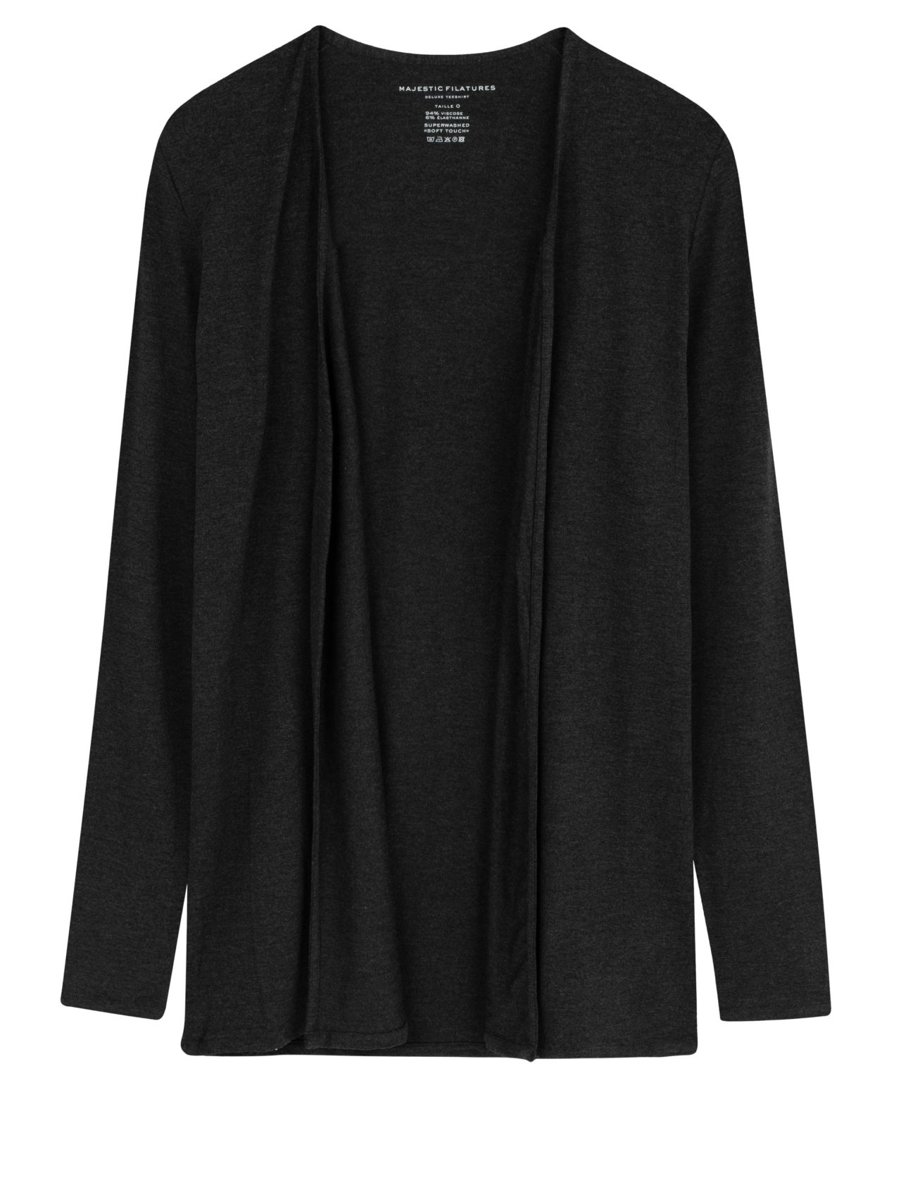 MAJESTIC- LONG SLEEVE CARDIGAN