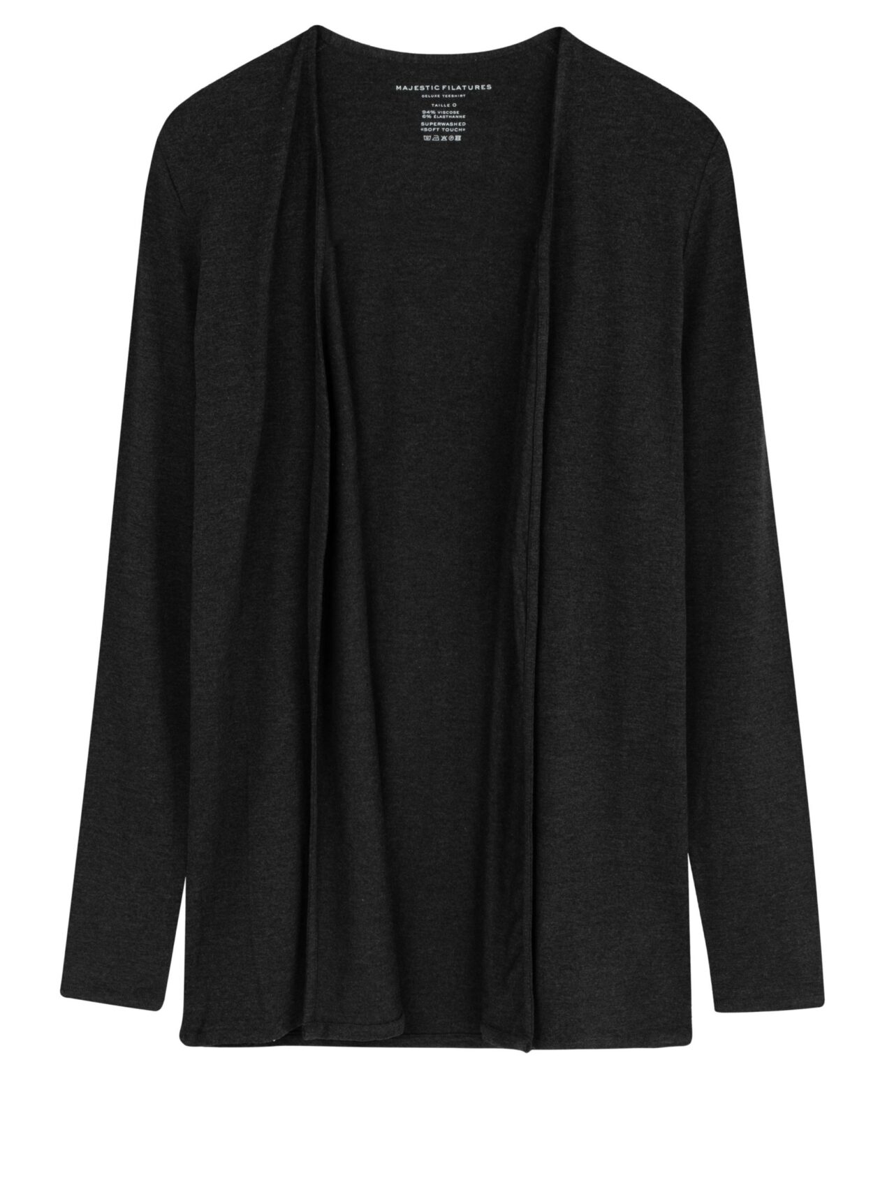 MAJESTIC- LONG SLEEVE CARDIGAN