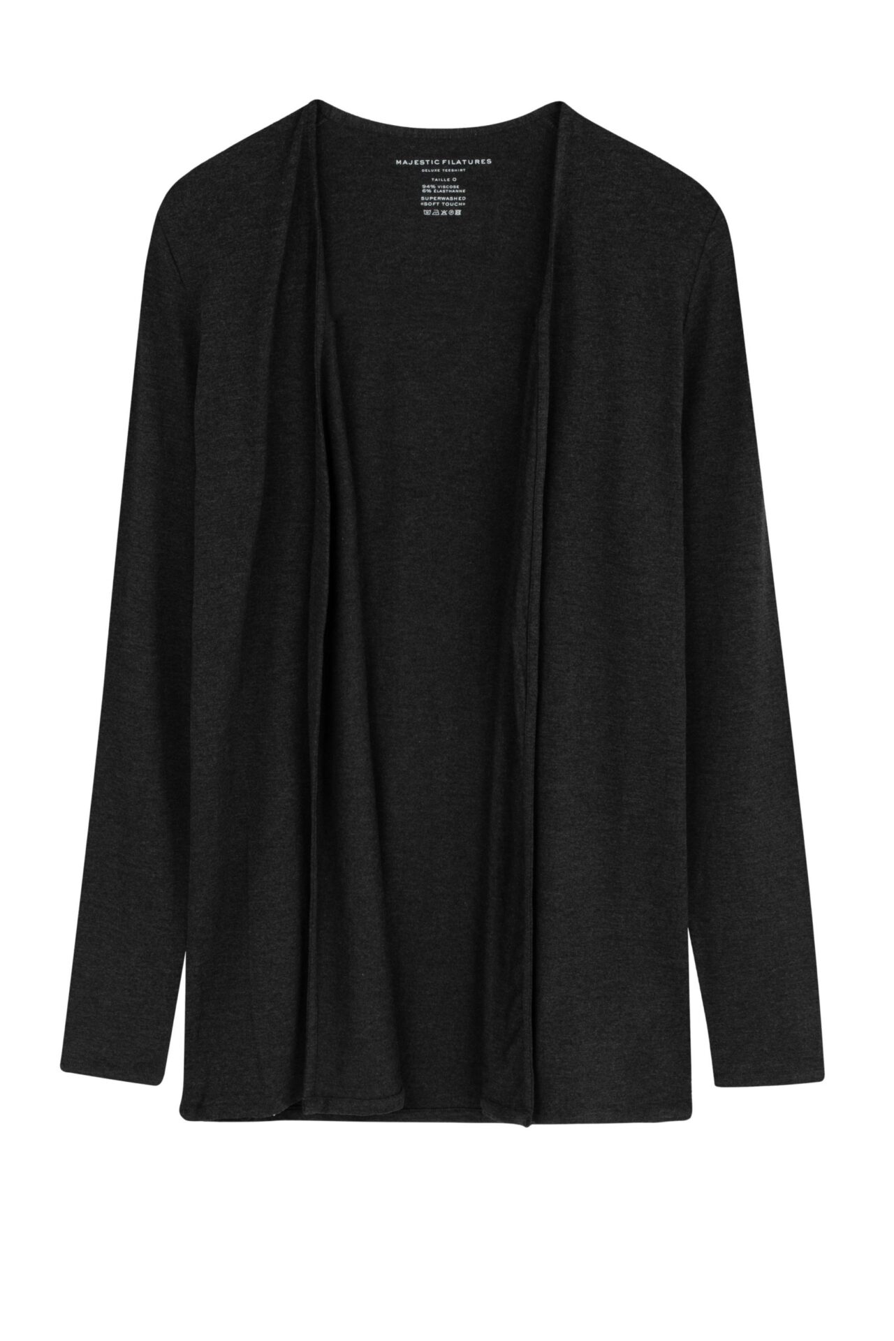MAJESTIC- LONG SLEEVE CARDIGAN