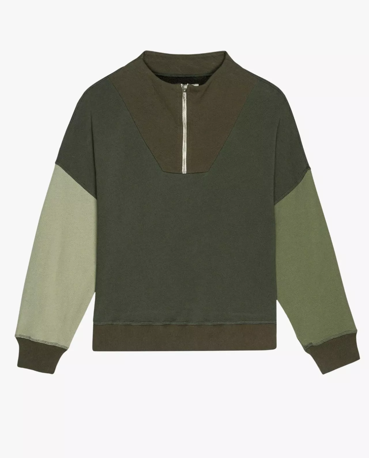THE GREAT - THE COLORBLOCK TRAIL SWEATSHIRT