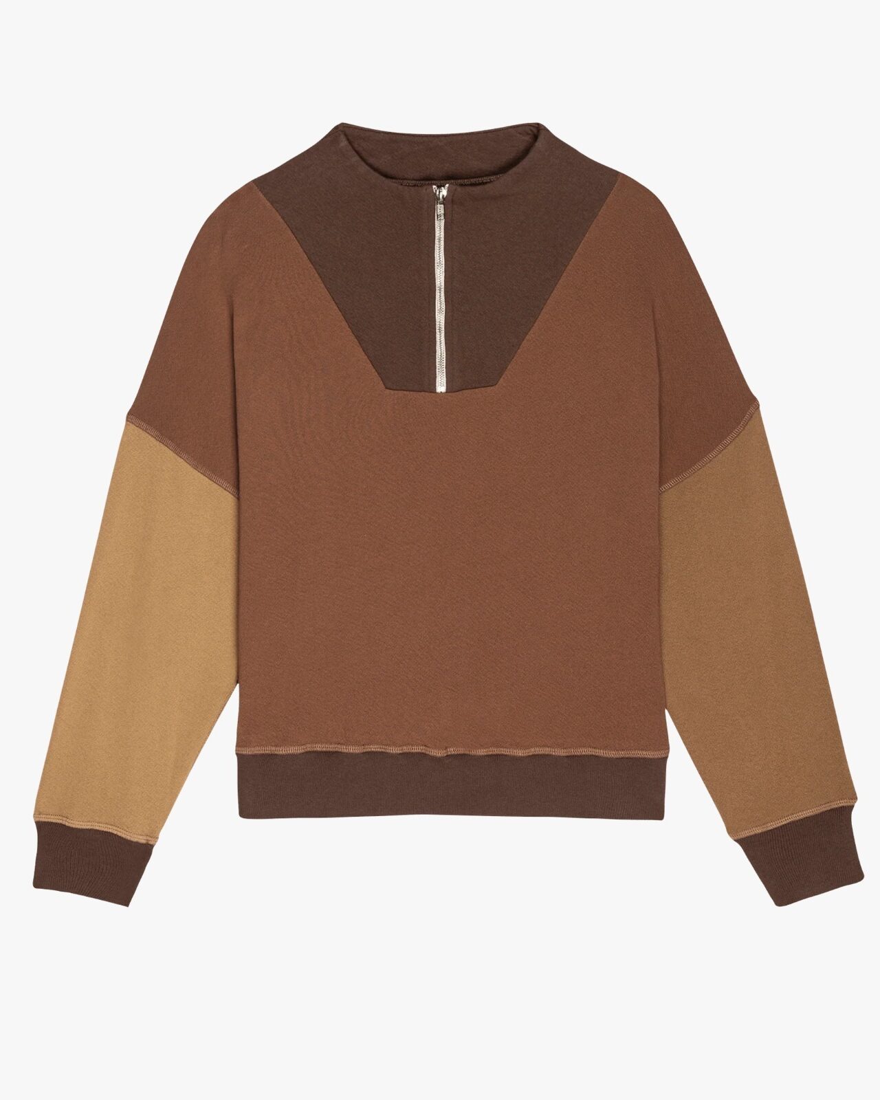 THE GREAT - THE COLORBLOCK TRAIL SWEATSHIRT