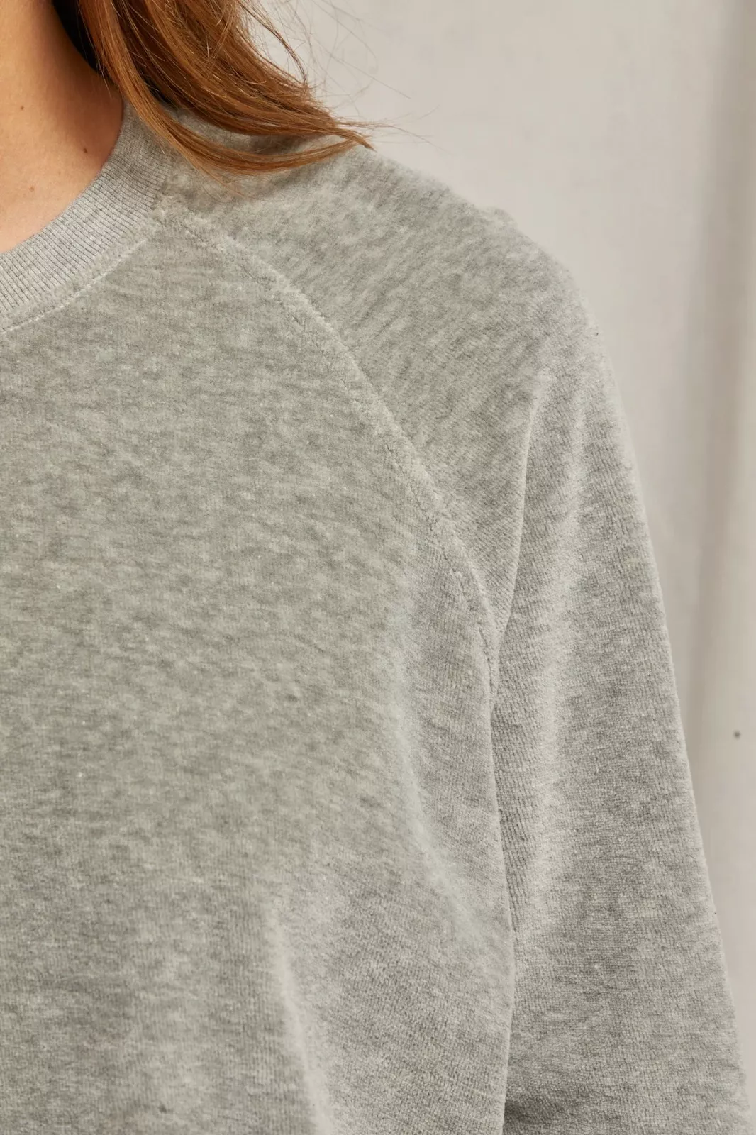 PERFECT WHITE -  TYLER FRENCH TERRY PULLOVER SWEATSHIRT