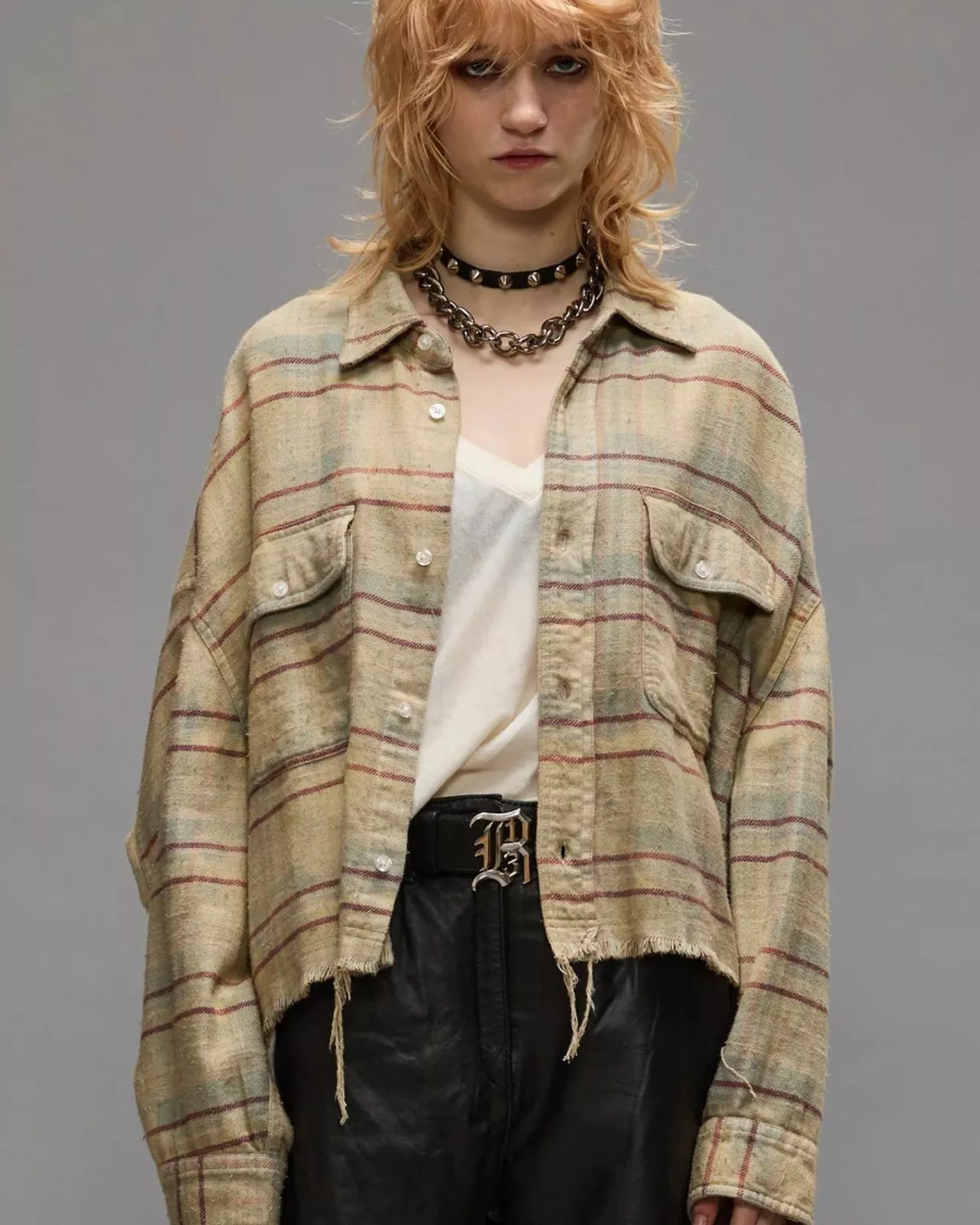 R13 – CROPPED WORK SHIRT