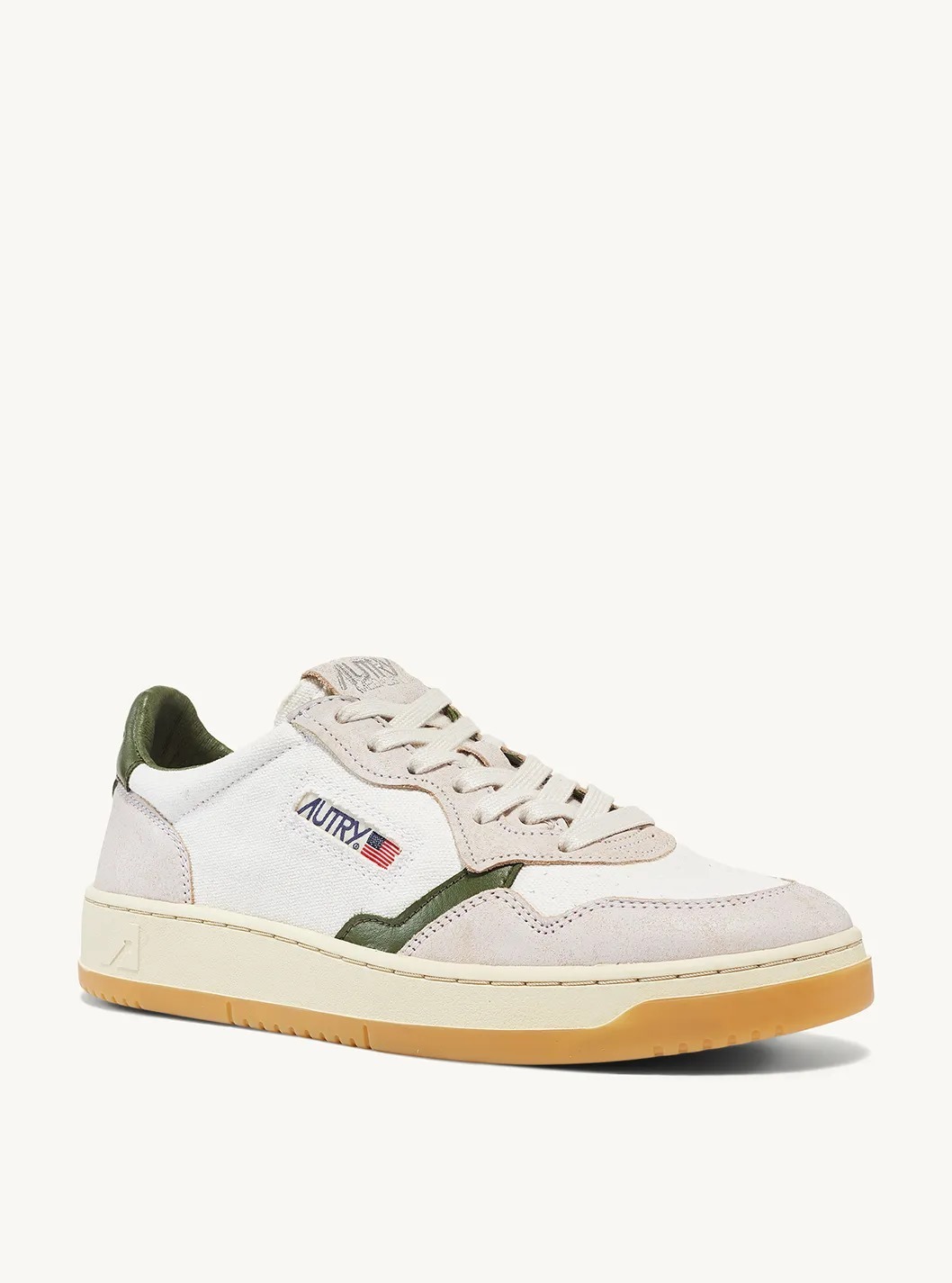 AUTRI - MEDALIST LOW BICOLOR SNEAKERS