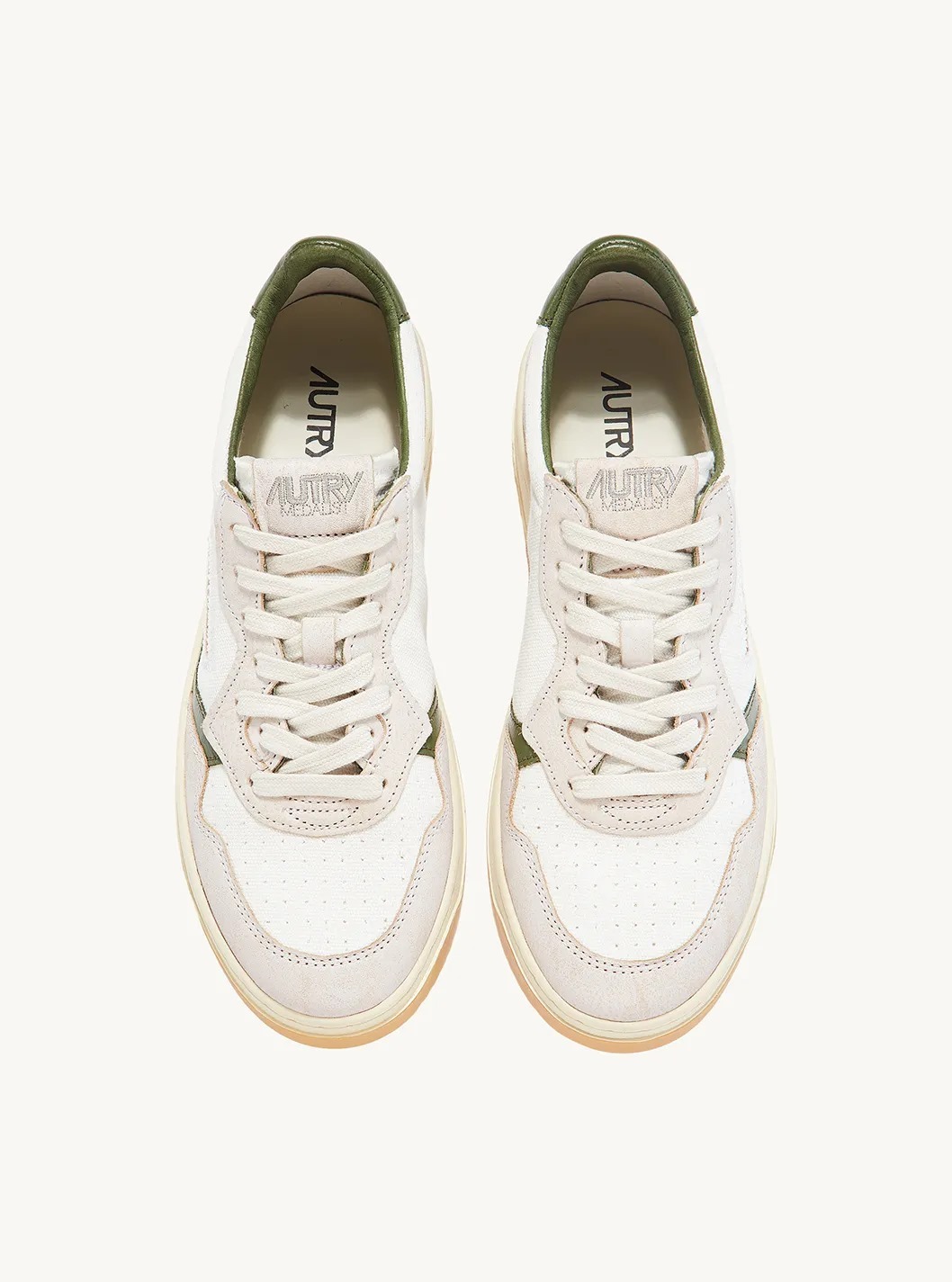 AUTRI - MEDALIST LOW BICOLOR SNEAKERS