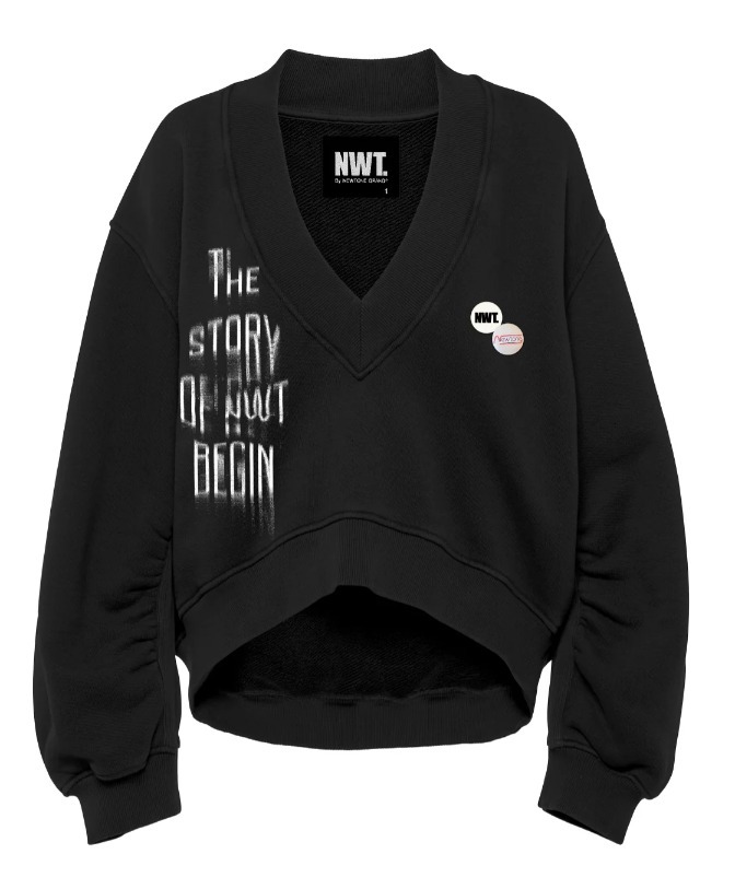 NEWTONE - MARLEE STORY SWEATSHIRT DIRTY WHITE