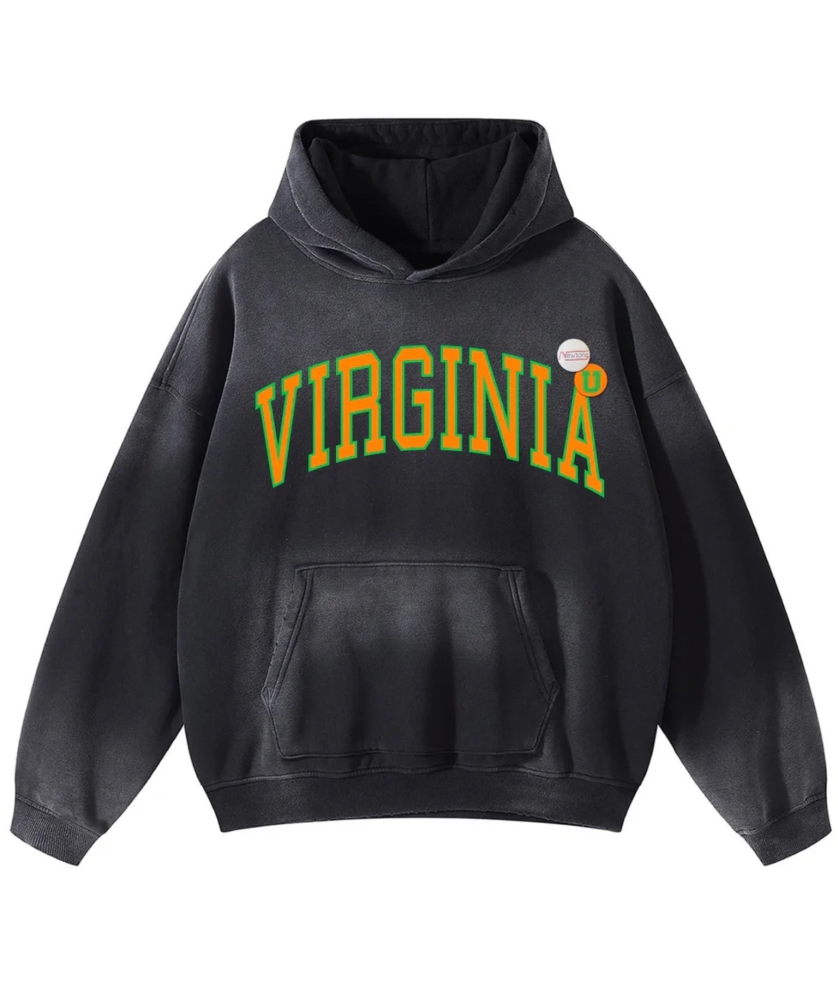 NEWTONE - SKYLER VIRGINIA SWEATSHIRT VINTAGE BLACK