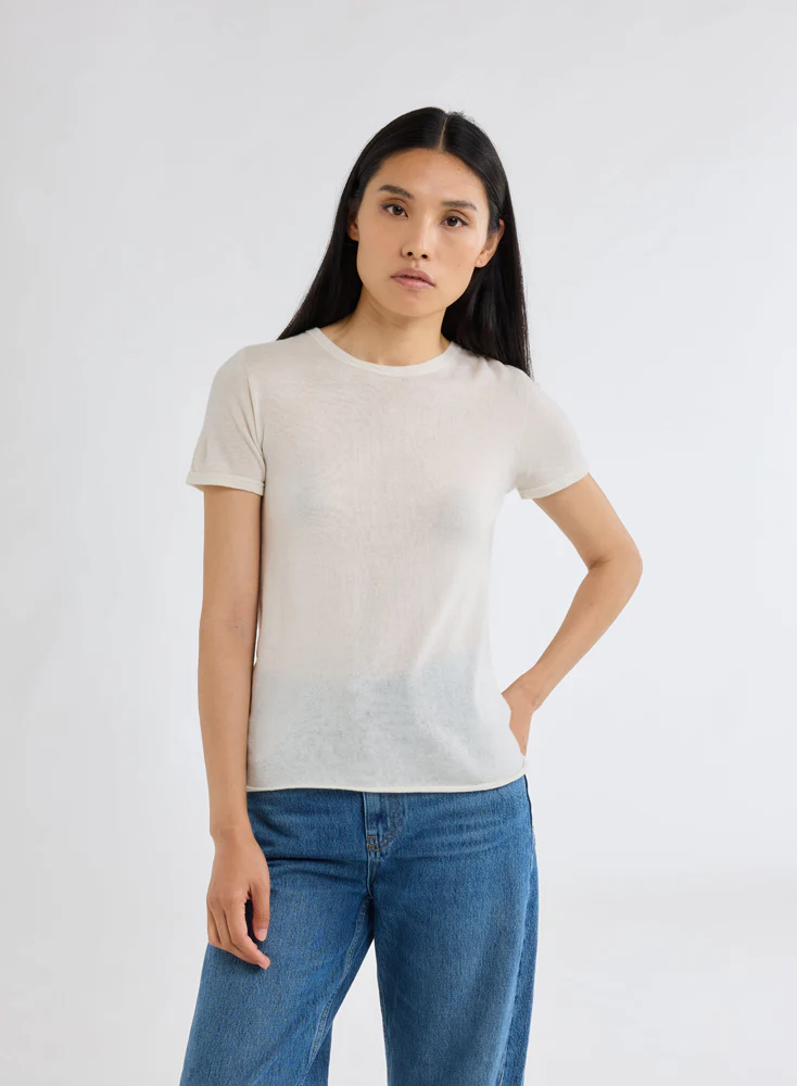 MAJESTIC - ROUND NECK SHORT SLEEVES