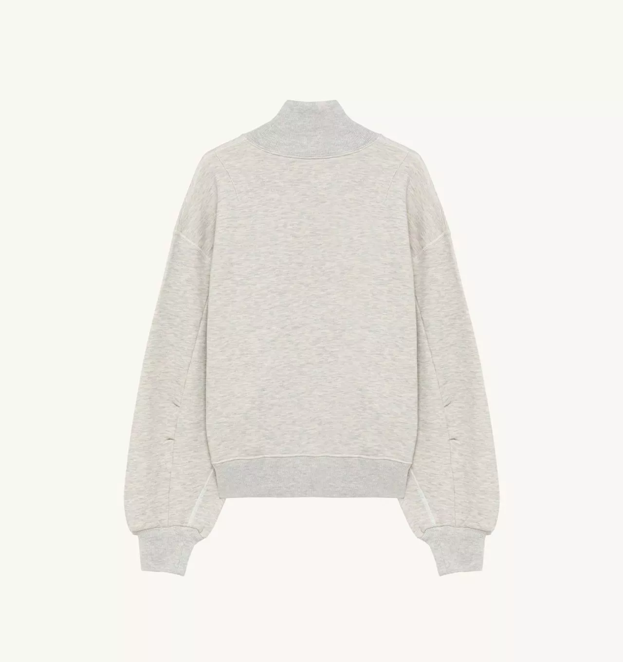 AUTRY - TURTLENECK IN GRAY HEAVY JERSEY