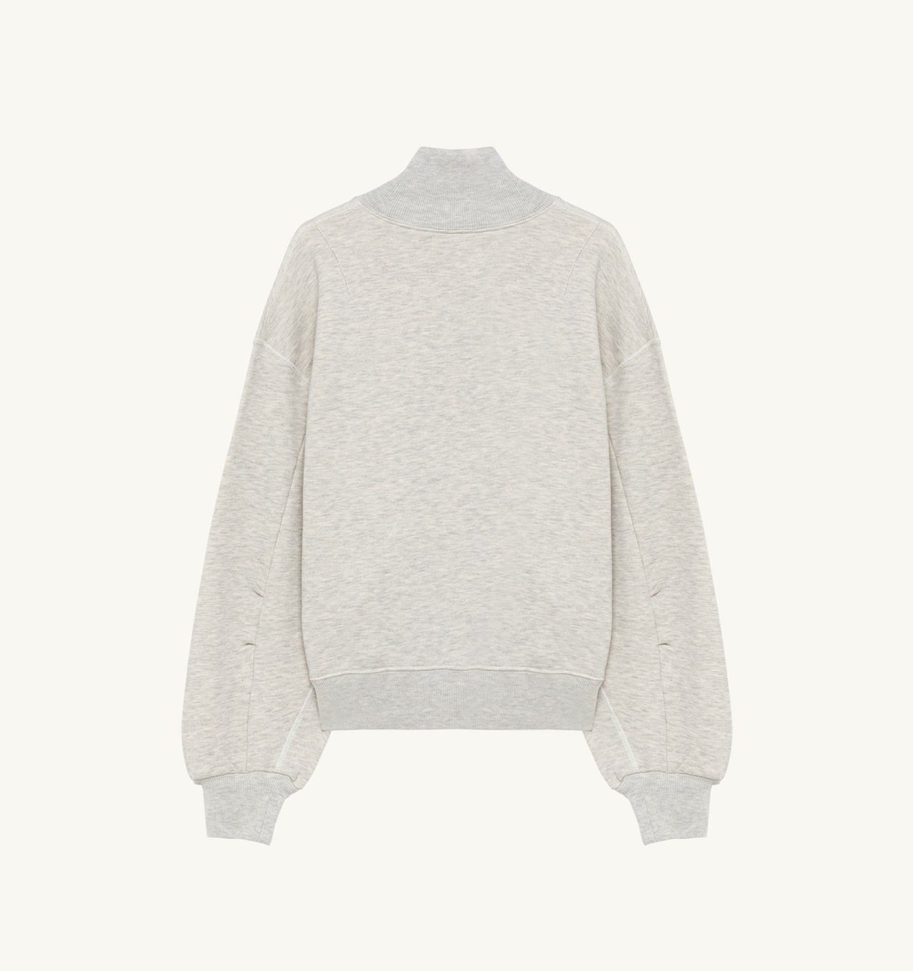 AUTRY - TURTLENECK IN GRAY HEAVY JERSEY