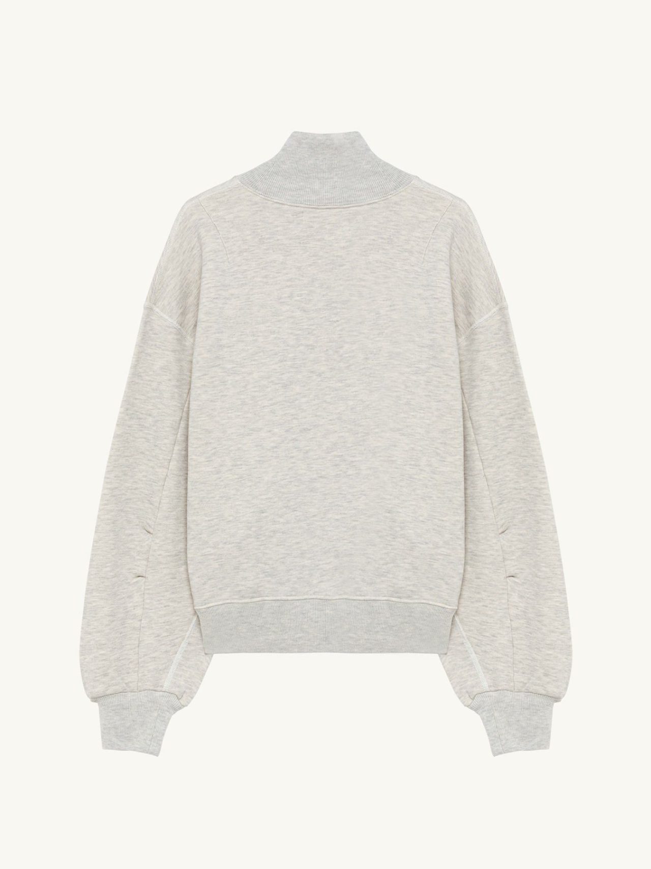 AUTRY - TURTLENECK IN GRAY HEAVY JERSEY