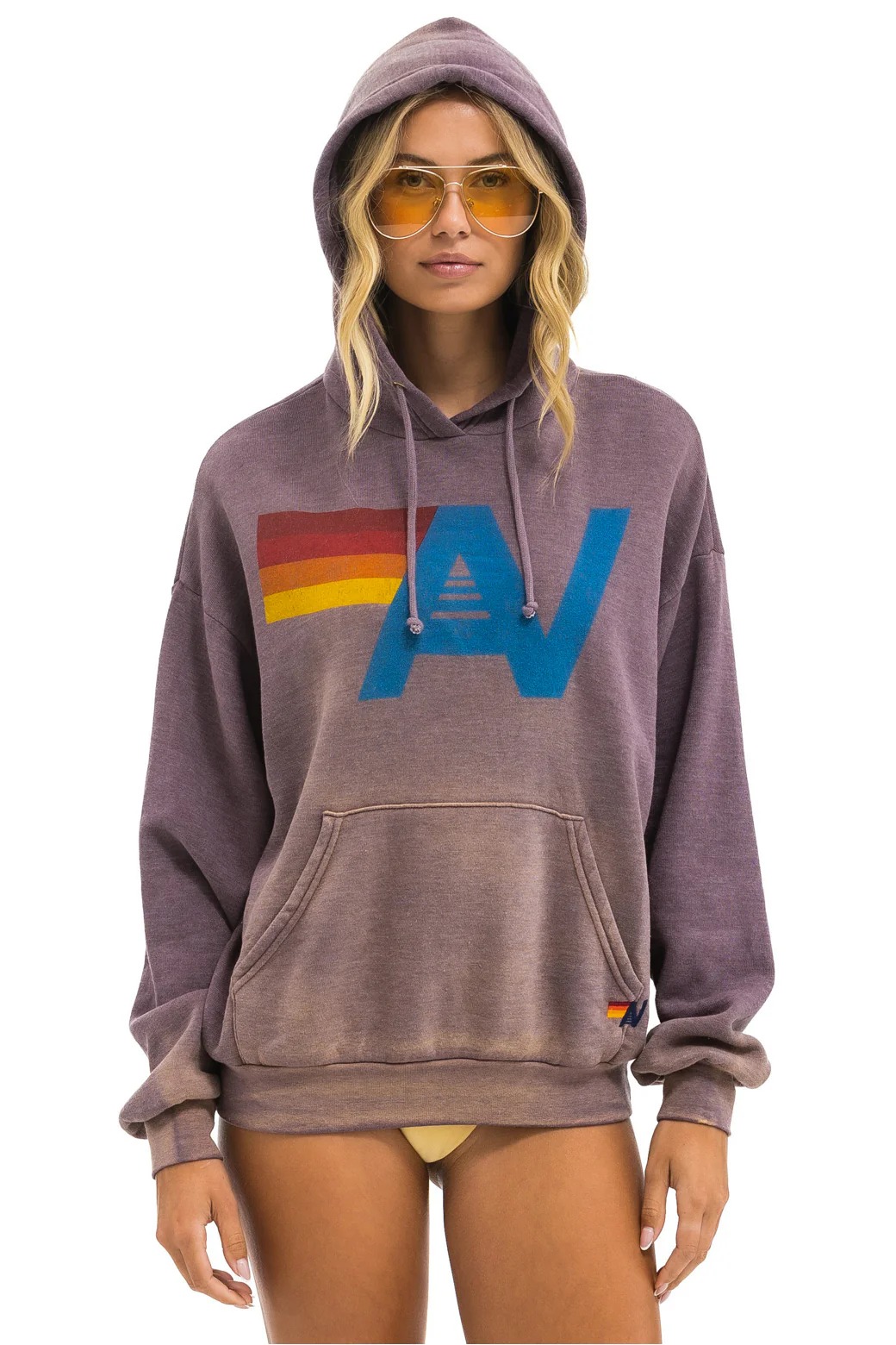 AVIATOR - VINTAGE LOGO RELAXED PULLOVER HOODIE