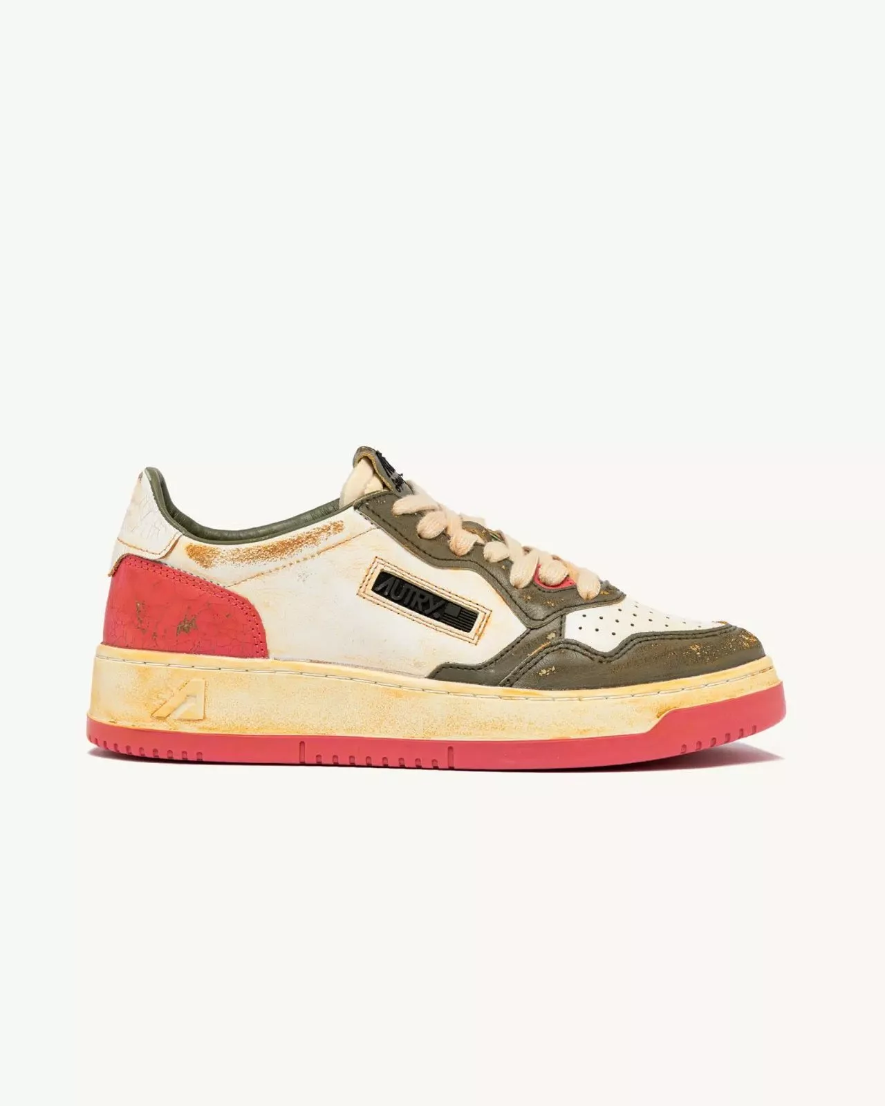 AUTRY - WILDPACE LOW SNEAKERS IN ELMOND AND WHITE CORDURA AND SUEDE
