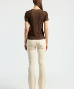 COTTONCITIZEN - V NECK TEE - JET BLACK