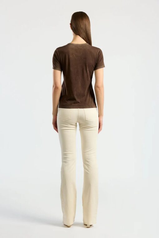 COTTONCITIZEN - V NECK TEE - JET BLACK