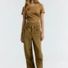 ⁦COTTONCITIZEN - STANDARD TEE - VINTAGE BURNT HONEY⁩ – תמונה ⁦5⁩