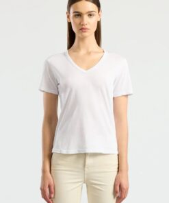COTTONCITIZEN - V NECK TEE - JET BLACK