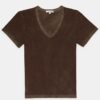 COTTONCITIZEN - V NECK TEE - VINTAGE ESPRESSO
