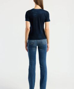 COTTONCITIZEN - V NECK TEE - JET BLACK