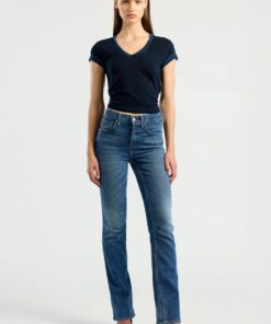 COTTONCITIZEN - V NECK TEE - JET BLACK