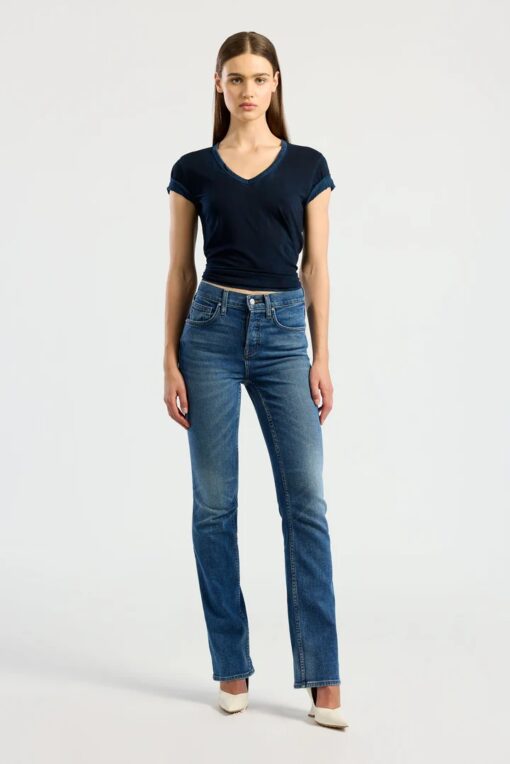 COTTONCITIZEN - V NECK TEE - JET BLACK