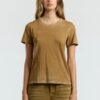 ⁦COTTONCITIZEN - STANDARD TEE - VINTAGE BURNT HONEY⁩ – תמונה ⁦4⁩