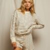 ⁦PERFECT WHITE - TYLER FRENCH TERRY SWEATSHIRT⁩ – תמונה ⁦2⁩