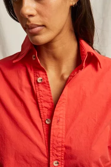 PERFECT WHITE -BUTTON DOWN SHIRT- JEAMES