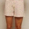 PERFECT WHITE -   BENNIE FRENCH TERRY SHORT