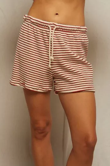 PERFECT WHITE - JACE LOOP TERRY SHORT