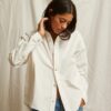 ⁦PERFECT WHITE -BUTTON DOWN SHIRT- JEAMES⁩ – תמונה ⁦3⁩