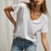 PERFECT WHITE -V-NECK T HENDRIX