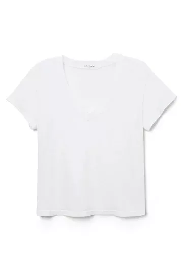 PERFECT WHITE -V-NECK T HENDRIX