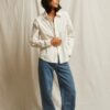 PERFECT WHITE -BUTTON DOWN SHIRT- JEAMES