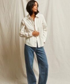 PERFECT WHITE -BUTTON DOWN SHIRT- JEAMES