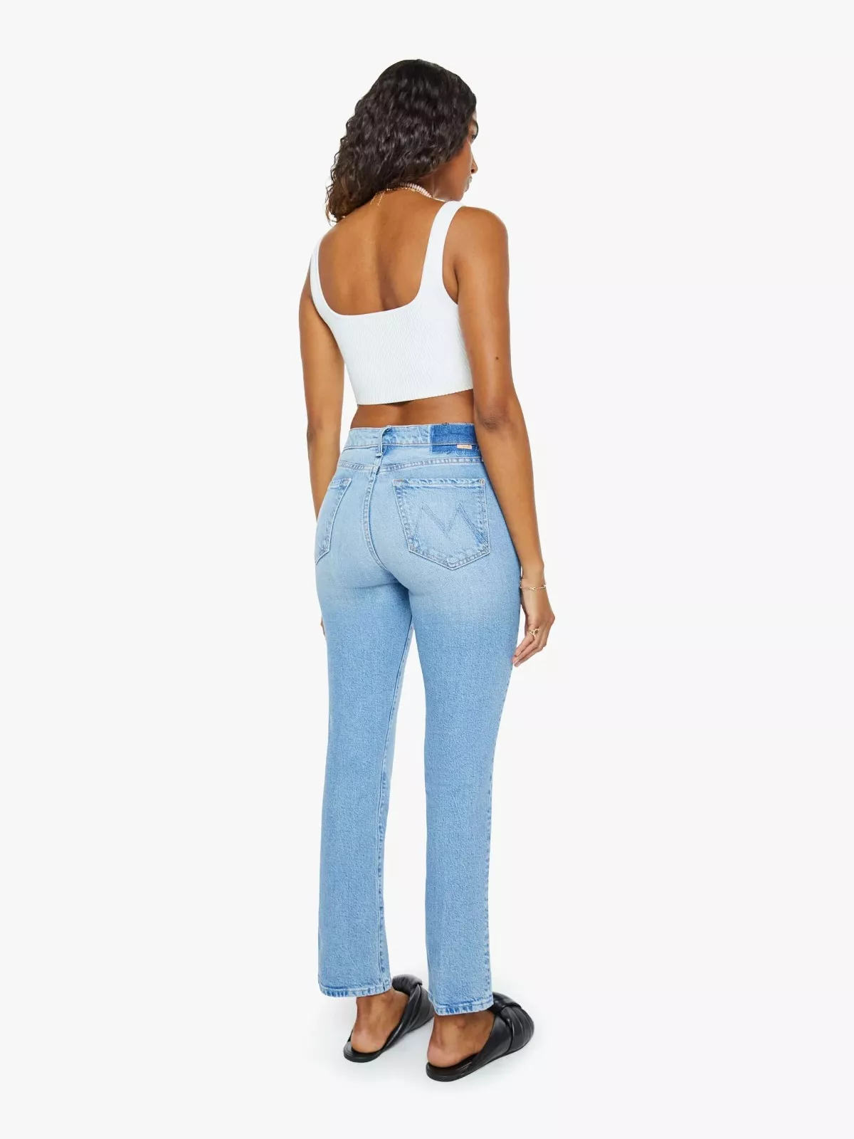 MOTHER -PATCH PKT MID RISE MAVEN ANKLE