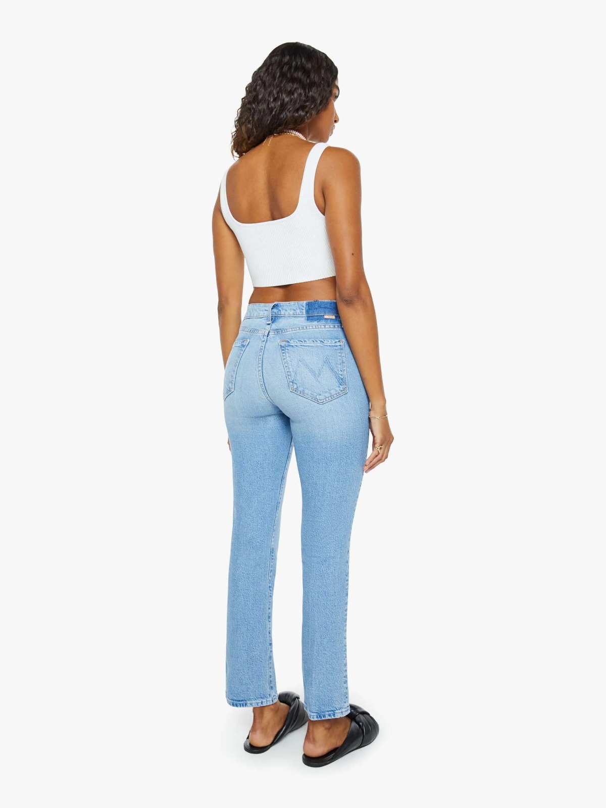 MOTHER -PATCH PKT MID RISE MAVEN ANKLE