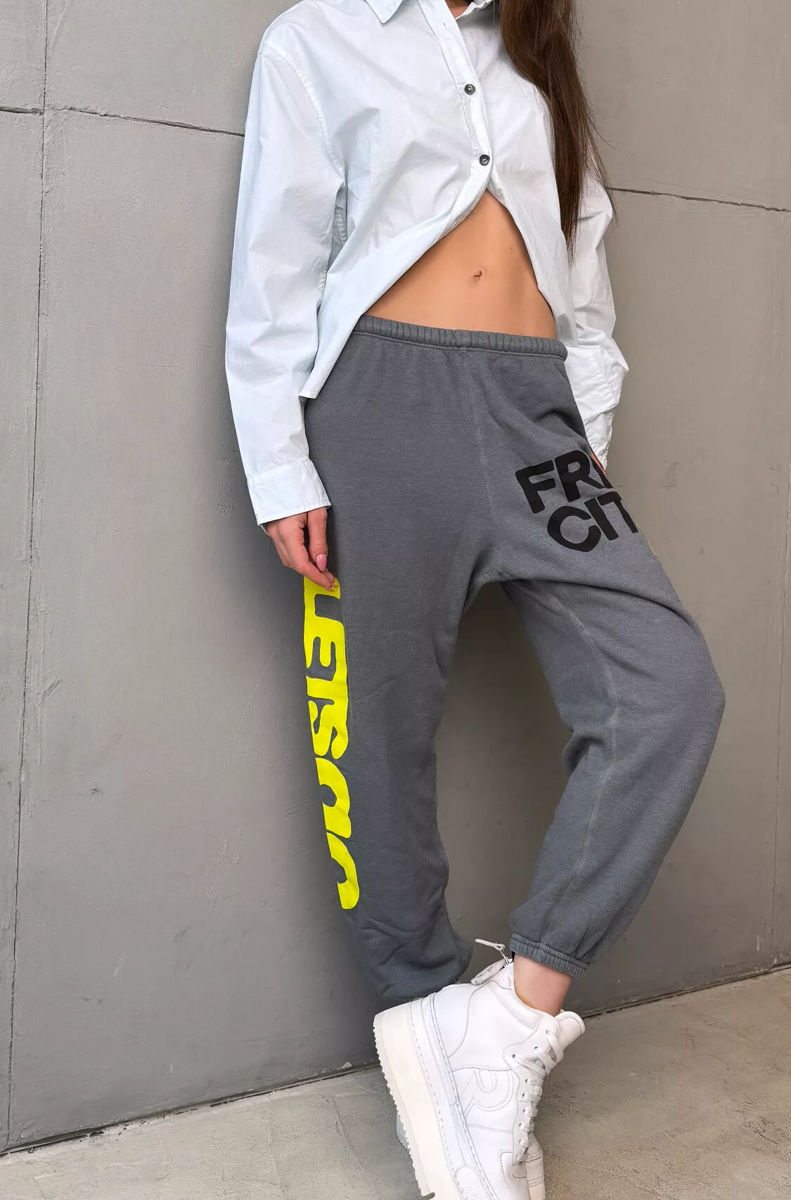 CIRCA'99 OG LETSGO OLDSCHOOL POLYBLEND/FLUFF sweat -grey art