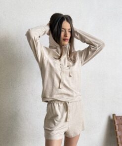 FREECITY sweatpant - creamy/army