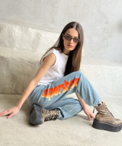 FREE CITY -SUPERSHOP MALIBU CIRCA'2005 SUPERVINTAGE YUMM OG sweatpant - bluebird powder