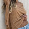 ⁦MAJESTIC - TANK TOP-CAMEL⁩ – תמונה ⁦2⁩