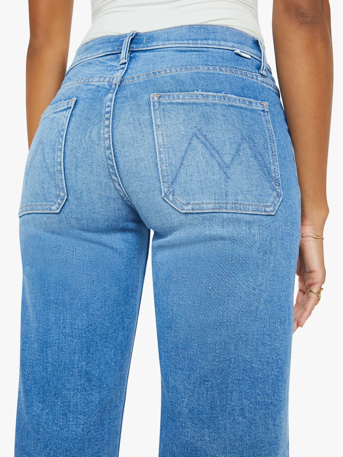 MOTHER -PATCH PKT MID RISE MAVEN ANKLE