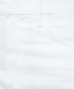 PERFECT WHITE- LISA  FITTED SHORT SLEEVE TEE